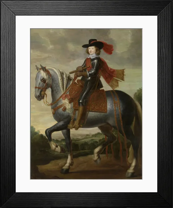 Framed Print : Equestrian portrait of Cardinal-Infante Ferdinand of Austria, First third of 17th cen Artist: Crayer, Caspar de (1584-1669) Framed Print : Equestrian portrait of Cardinal-Infante Ferdinand of Austria, First third of 17th cen Artist: Crayer, Caspar de (1584-1669)