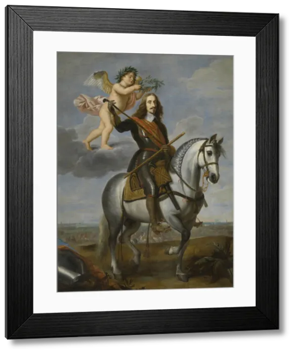 Framed Print : Equestrian portrait of Archduke Leopold Wilhelm of Austria (1614-1662), First Half of 17th cen Artist: Hoecke, Jan van den (1611-1651) Framed Print : Equestrian portrait of Archduke Leopold Wilhelm of Austria (1614-1662), First Half of 17th cen Artist: Hoecke, Jan van den (1611-1651)