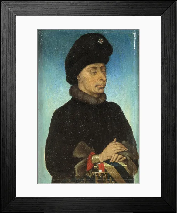 Framed Print : Portrait of John the Fearless, Duke of Burgundy, Mid of the 15th cen Artist: Netherlandish master Framed Print : Portrait of John the Fearless, Duke of Burgundy, Mid of the 15th cen Artist: Netherlandish master