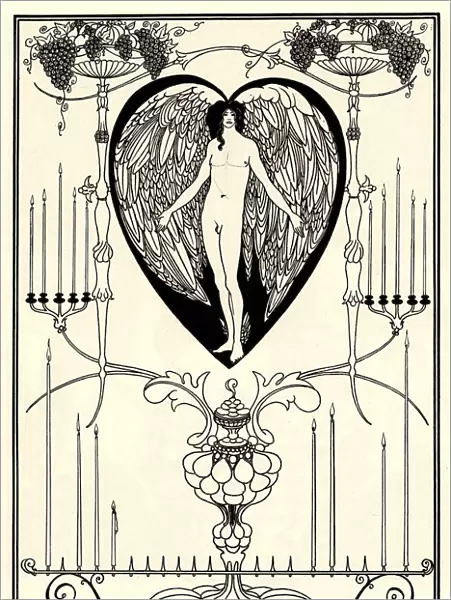Illustration for The Mirror of Love by Marc-Andre Raffalovich, 1895. Artist: Beardsley, Aubrey (1872?1898)