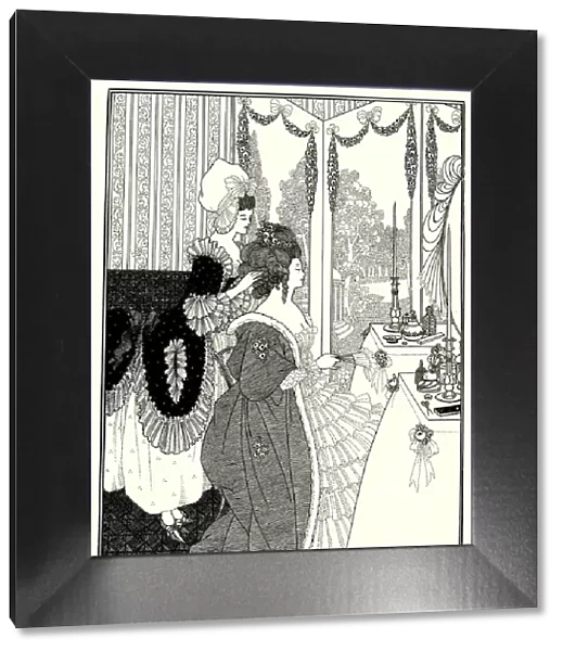 The Toilet (Illustration for The Rape of the Lock by Alexander Pope), 1894. Artist: Beardsley, Aubrey (1872?1898)