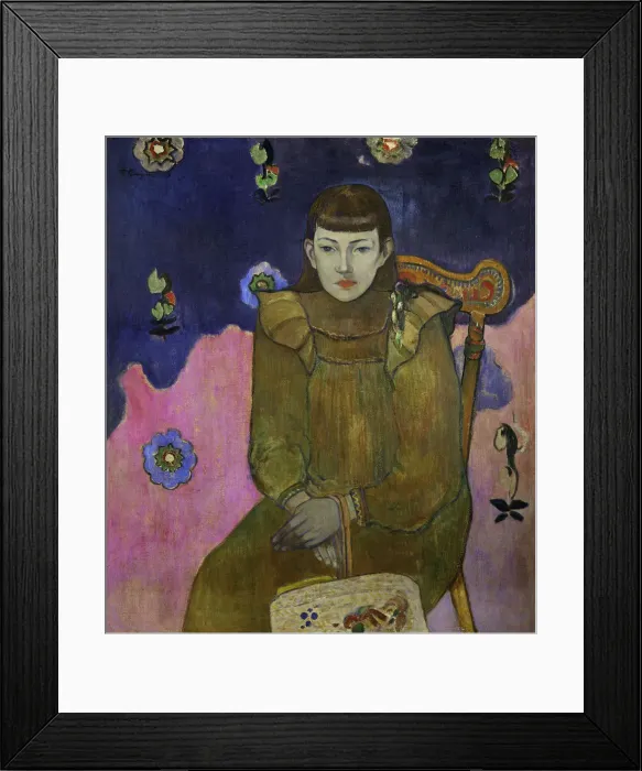 Framed Print : Portrait of Vaiite (Jeanne) Goupil, 1896. Artist: Gauguin, Paul Eugene Henri (1848-1903) Framed Print : Portrait of Vaiite (Jeanne) Goupil, 1896. Artist: Gauguin, Paul Eugene Henri (1848-1903)