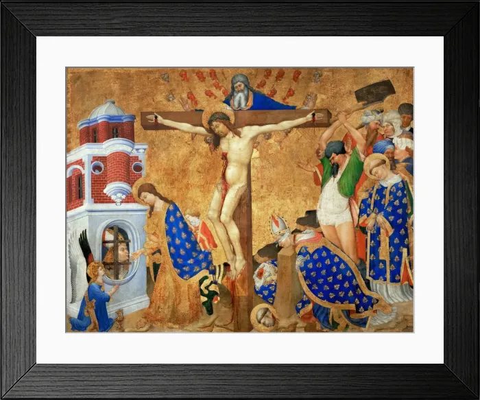 Framed Print : The Last Communion and Martyrdom of Saint Denis, 1415-1416. Artist: Bellechose, Henri (active 1415-1440) Framed Print : The Last Communion and Martyrdom of Saint Denis, 1415-1416. Artist: Bellechose, Henri (active 1415-1440)