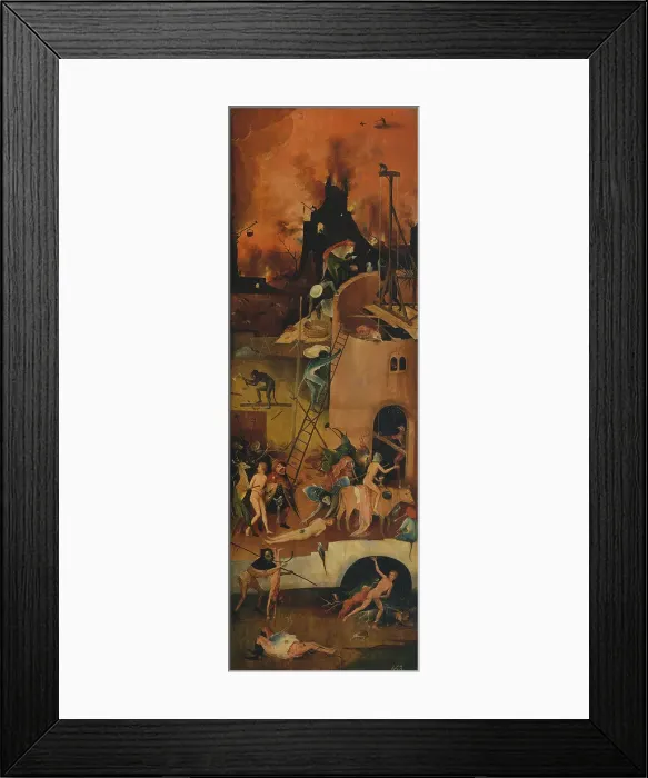 Framed Print : The Haywain (Triptych) Right panel, c. 1516. Artist: Bosch, Hieronymus (c. 1450-1516) Framed Print : The Haywain (Triptych) Right panel, c. 1516. Artist: Bosch, Hieronymus (c. 1450-1516)