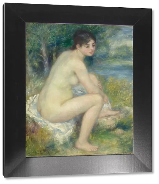 Nude Woman in a landscape, 1883. Artist: Renoir, Pierre Auguste (1841-1919)
