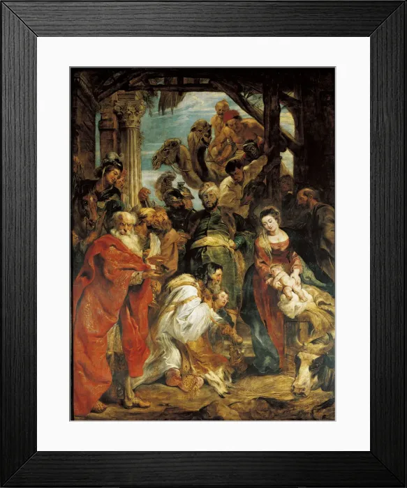 Framed Print : The Adoration of the Magi, 1624. Artist: Rubens, Pieter Paul (1577-1640) Framed Print : The Adoration of the Magi, 1624. Artist: Rubens, Pieter Paul (1577-1640)