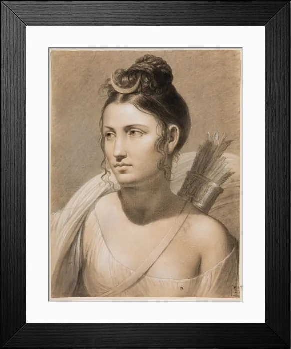 Framed Print : Diana, Second Half of the 18th cen Artist: Ducq, Joseph-Francois (1762-1829) Framed Print : Diana, Second Half of the 18th cen Artist: Ducq, Joseph-Francois (1762-1829)