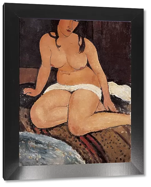 Seated Nude, 1917. Artist: Modigliani, Amedeo (1884-1920)