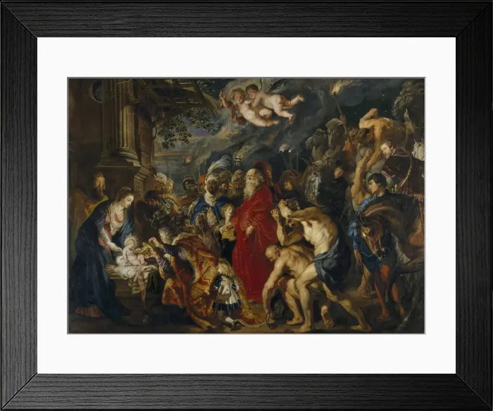 Framed Print : The Adoration of the Magi, 1610-1620s. Artist: Rubens, Pieter Paul (1577-1640) Framed Print : The Adoration of the Magi, 1610-1620s. Artist: Rubens, Pieter Paul (1577-1640)