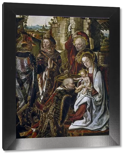 The Adoration of the Magi, c. 1490-1499. Artist: Osona (Orsona), Rodrigo de (active 1465-1514)