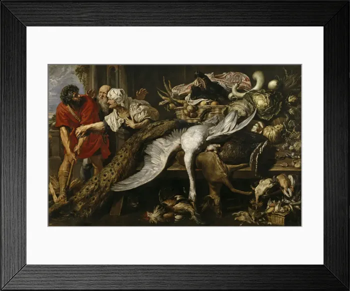 Framed Print : The Recognition of Philopoemen, 1609. Artist: Snyders, Frans (1579-1657) Framed Print : The Recognition of Philopoemen, 1609. Artist: Snyders, Frans (1579-1657)