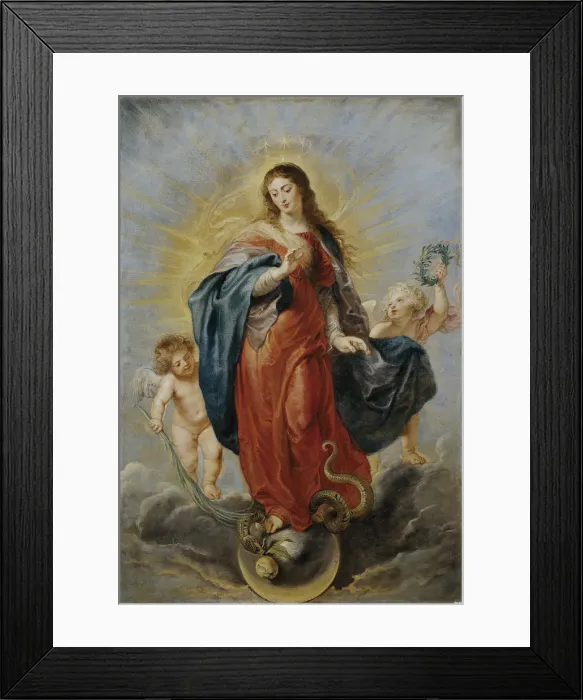 Framed Print : The Immaculate Conception, ca. 1628-1629. Artist: Rubens, Pieter Paul (1577-1640) Framed Print : The Immaculate Conception, ca. 1628-1629. Artist: Rubens, Pieter Paul (1577-1640)