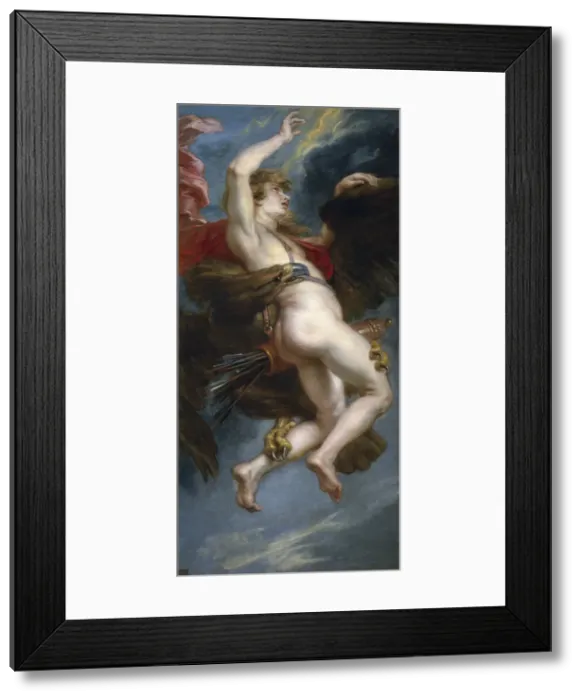Framed Print : The Rape of Ganymede, 1636-1638. Artist: Rubens, Pieter Paul (1577-1640) Framed Print : The Rape of Ganymede, 1636-1638. Artist: Rubens, Pieter Paul (1577-1640)
