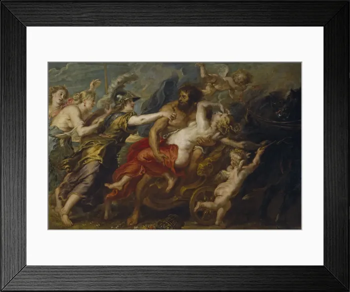 Framed Print : The Rape of Proserpina, 1636-1638. Artist: Rubens, Pieter Paul (1577-1640) Framed Print : The Rape of Proserpina, 1636-1638. Artist: Rubens, Pieter Paul (1577-1640)
