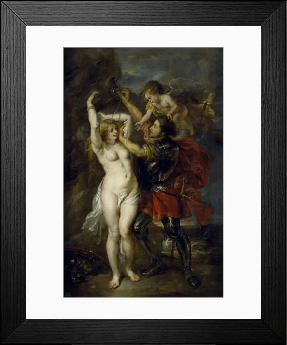 Framed Print : Andromeda freed by Perseus, 1641-1642. Artist: Rubens, Pieter Paul (1577-1640) Framed Print : Andromeda freed by Perseus, 1641-1642. Artist: Rubens, Pieter Paul (1577-1640)