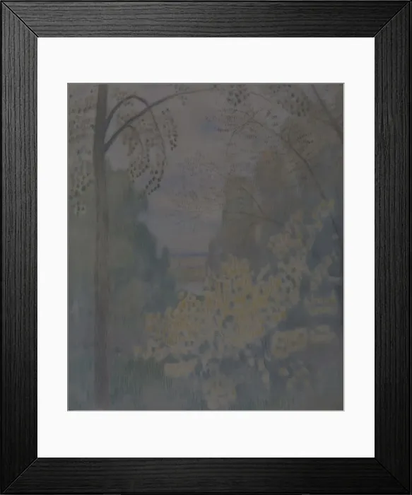 Framed Print : Nut-tree, 1905. Artist: Borisov-Musatov, Viktor Elpidiforovich (1870-1905) Framed Print : Nut-tree, 1905. Artist: Borisov-Musatov, Viktor Elpidiforovich (1870-1905)
