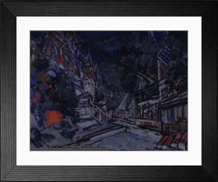 Framed Print : Stage design for the opera The Tale of Tsar Saltan by N. Rimsky-Korsakov, 1913. Artist: Korovin, Konstantin Alexeyevich (1861-1939) Framed Print : Stage design for the opera The Tale of Tsar Saltan by N. Rimsky-Korsakov, 1913. Artist: Korovin, Konstantin Alexeyevich (1861-1939)