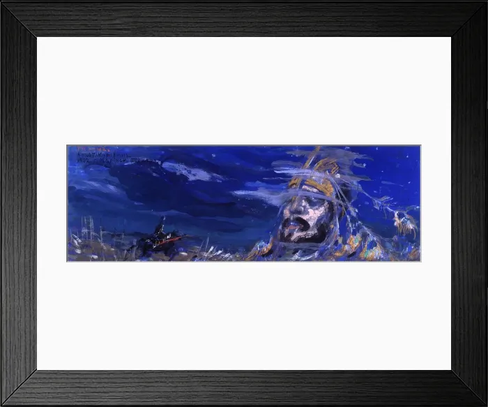 Framed Print : Stage design the opera Ruslan and Ludmila by M. Glinka, 1907. Artist: Korovin, Konstantin Alexeyevich (1861-1939) Framed Print : Stage design the opera Ruslan and Ludmila by M. Glinka, 1907. Artist: Korovin, Konstantin Alexeyevich (1861-1939)