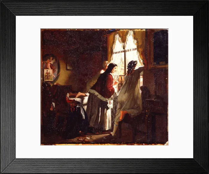 Framed Print : Illustration to the poem The Tambov Treasurers Wife after M. Lermontov, 1862. Artist: Klodt, Mikhail Petrovich, Baron (1835-1914) Framed Print : Illustration to the poem The Tambov Treasurers Wife after M. Lermontov, 1862. Artist: Klodt, Mikhail Petrovich, Baron (1835-1914)