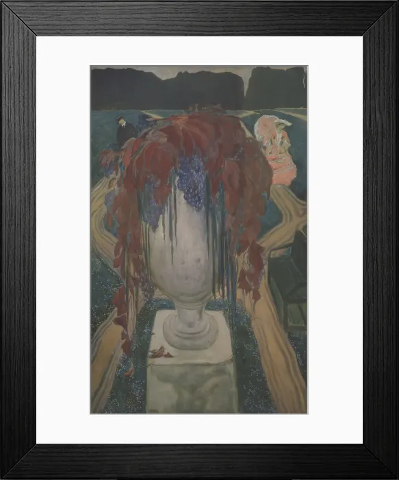 Framed Print : Autumn (A Vase), 1906. Artist: Bakst, Leon (1866-1924) Framed Print : Autumn (A Vase), 1906. Artist: Bakst, Leon (1866-1924)