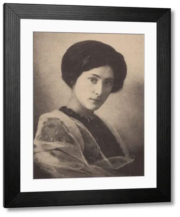 Framed Print : Princess Salomea Andronikova (1888?1982) Artist: Anonymous Framed Print : Princess Salomea Andronikova (1888?1982) Artist: Anonymous