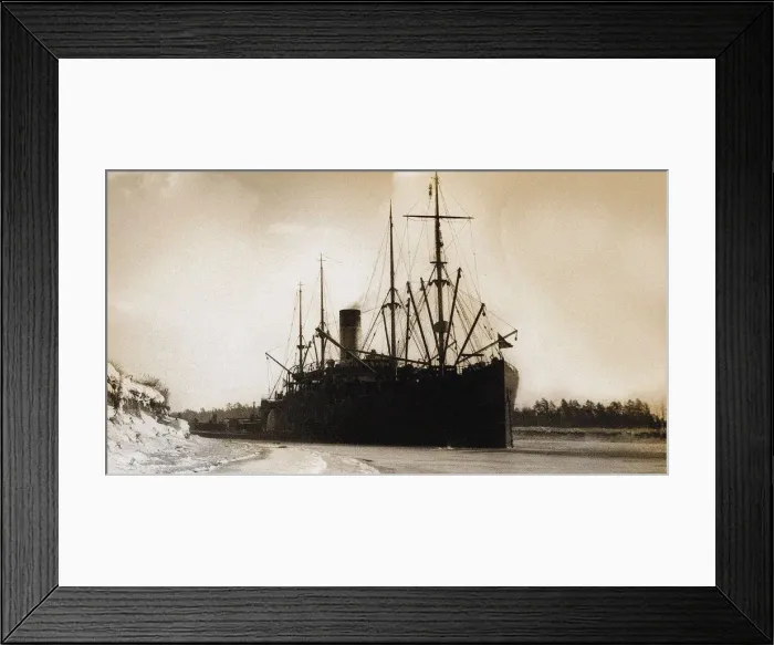 Framed Print : Russian armed transport ship Irtysh Artist: Anonymous Framed Print : Russian armed transport ship Irtysh Artist: Anonymous