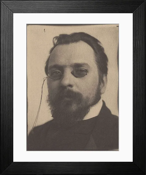 Framed Print : Michael Wilfried Voynich (1865-1930) Artist: Anonymous Framed Print : Michael Wilfried Voynich (1865-1930) Artist: Anonymous