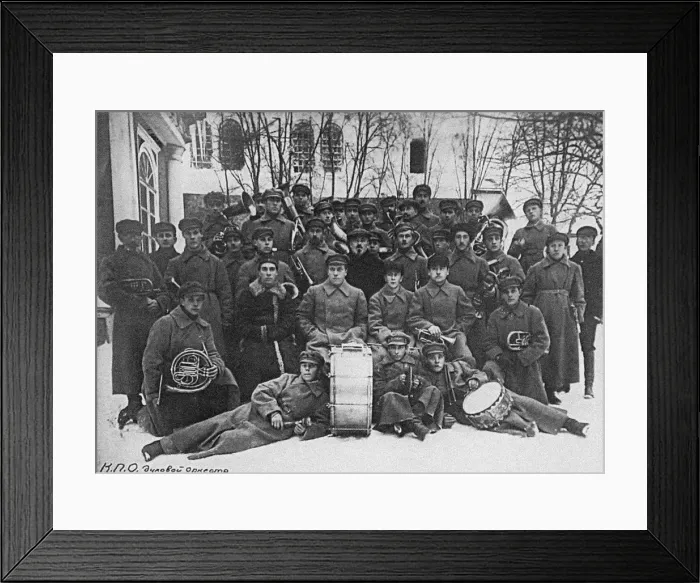 Framed Print : Concert band of the Solovki prison camp Artist: Anonymous Framed Print : Concert band of the Solovki prison camp Artist: Anonymous