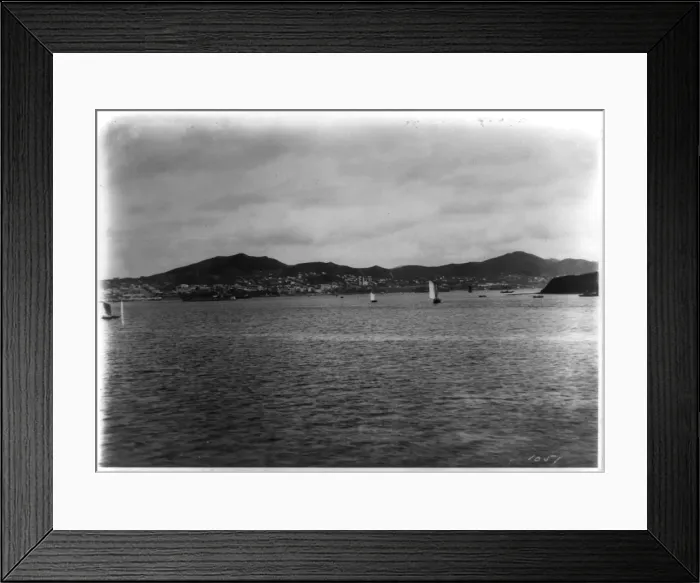 Framed Print : Vladivostok - panoramic view from harbor Artist: Jackson, William Henry (1843-1942) Framed Print : Vladivostok - panoramic view from harbor Artist: Jackson, William Henry (1843-1942)