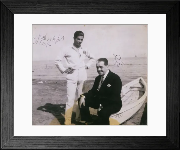 Framed Print : Diaghilev and Lifar Artist: Anonymous Framed Print : Diaghilev and Lifar Artist: Anonymous