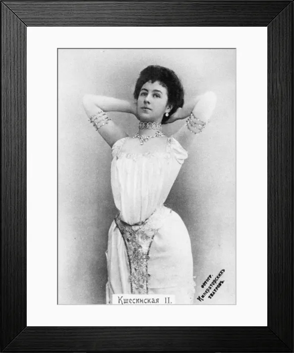 Framed Print : Matilda Kschessinska as Princess Aspicia in the ballet The Pharaohs Daughter Artist: Anonymous Framed Print : Matilda Kschessinska as Princess Aspicia in the ballet The Pharaohs Daughter Artist: Anonymous
