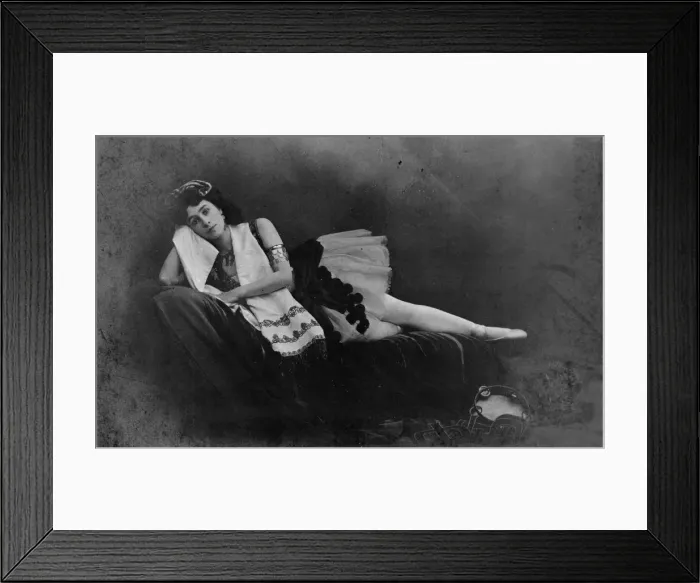 Framed Print : Matilda Kschessinska in the title role of the ballet La Esmeralda Artist: Anonymous Framed Print : Matilda Kschessinska in the title role of the ballet La Esmeralda Artist: Anonymous