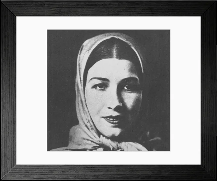 Framed Print : Lidia Ruslanova Artist: Anonymous Framed Print : Lidia Ruslanova Artist: Anonymous