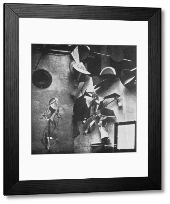 Framed Print : Vladimir Tatlins design for the Cafe Pittoresque Artist: Anonymous Framed Print : Vladimir Tatlins design for the Cafe Pittoresque Artist: Anonymous