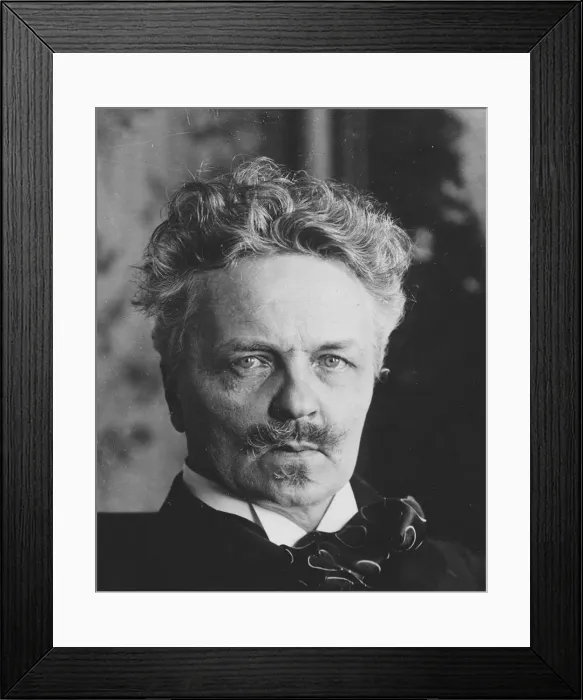 Framed Print : August Strindberg Artist: Anonymous Framed Print : August Strindberg Artist: Anonymous