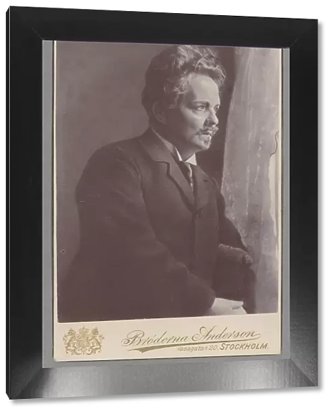 August Strindberg Artist: Photo studio Andersson Bros