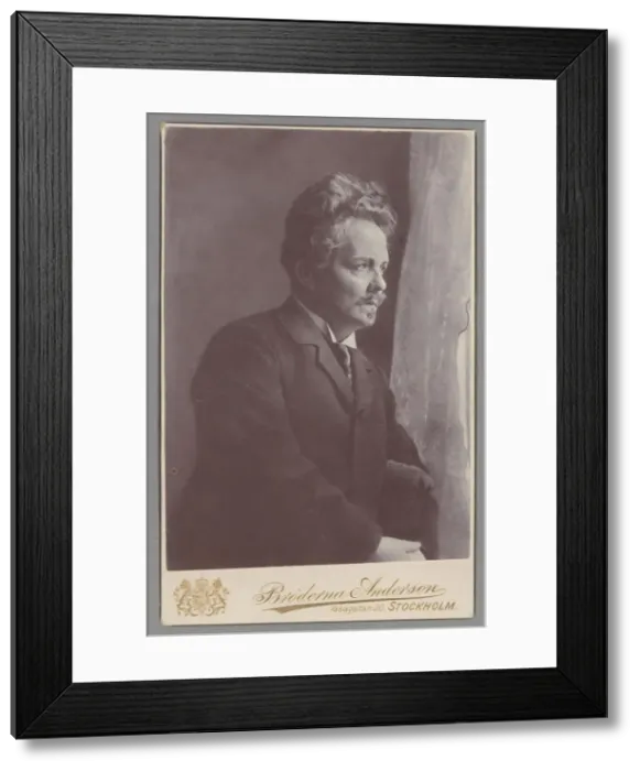 Framed Print : August Strindberg Artist: Photo studio Andersson Bros Framed Print : August Strindberg Artist: Photo studio Andersson Bros