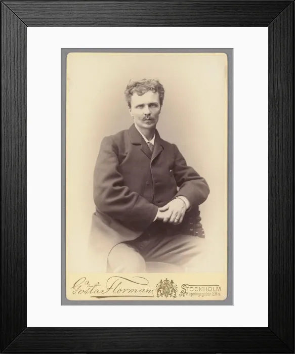 Framed Print : August Strindberg Artist: Florman, Gosta (1831-1900) Framed Print : August Strindberg Artist: Florman, Gosta (1831-1900)