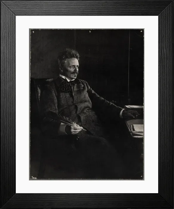 Framed Print : August Strindberg Artist: Anderson, Herman (active Early 20th cen. ) Framed Print : August Strindberg Artist: Anderson, Herman (active Early 20th cen. )