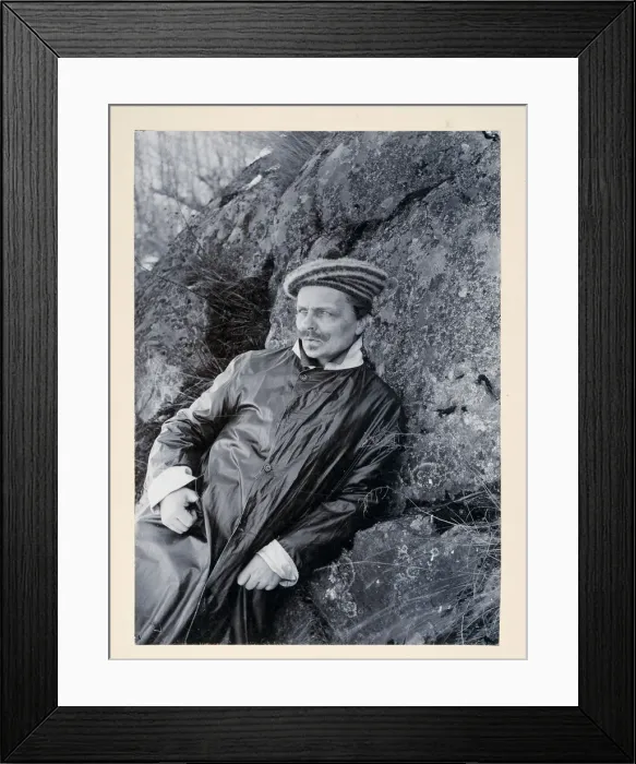 Framed Print : August Strindberg Artist: Lundgren, Johan Framed Print : August Strindberg Artist: Lundgren, Johan