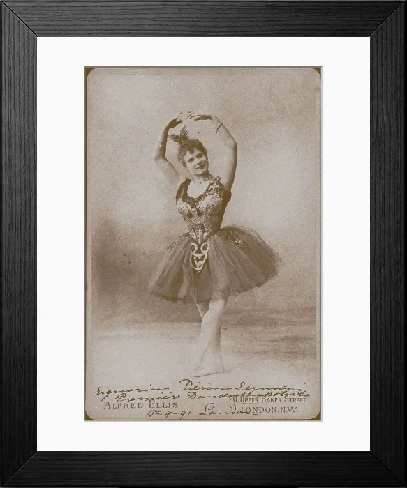 Framed Print : Pierina Legnani Artist: Anonymous Framed Print : Pierina Legnani Artist: Anonymous