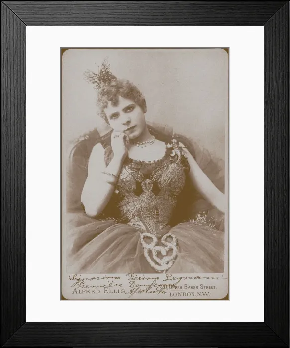 Framed Print : Pierina Legnani Artist: Anonymous Framed Print : Pierina Legnani Artist: Anonymous