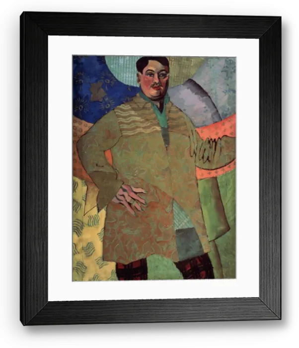 Framed Print : Self-portrait. Artist: Lentulov, Aristarkh Vasilyevich (1882-1943) Framed Print : Self-portrait. Artist: Lentulov, Aristarkh Vasilyevich (1882-1943)