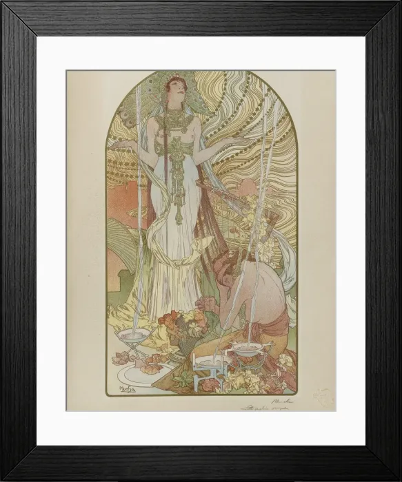 Framed Print : Salammbo. Artist: Mucha, Alfons Marie (1860-1939) Framed Print : Salammbo. Artist: Mucha, Alfons Marie (1860-1939)