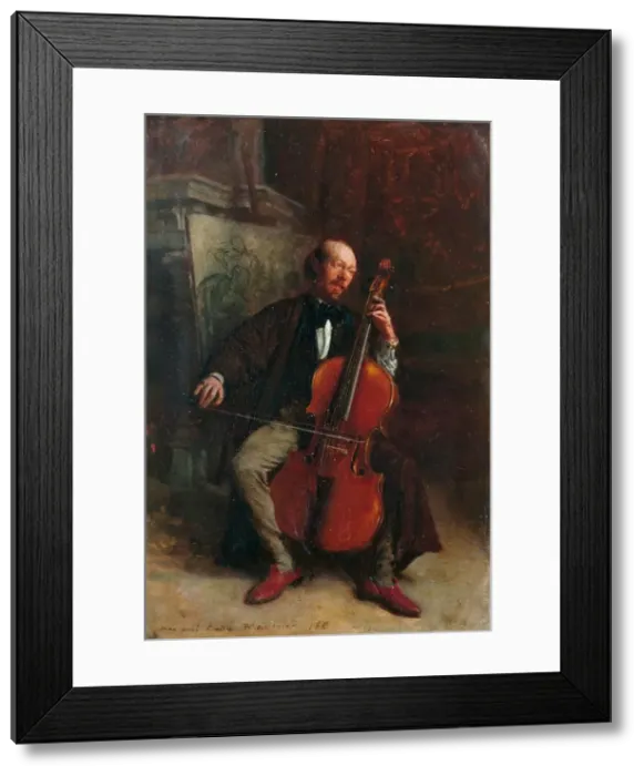 Framed Print : Portrait of the composer Alexandre Batta (1816-1902). Artist: Meissonier, Ernest Jean Louis (1815-1891) Framed Print : Portrait of the composer Alexandre Batta (1816-1902). Artist: Meissonier, Ernest Jean Louis (1815-1891)