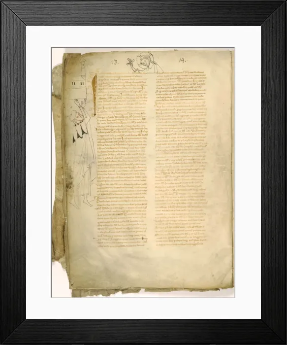 Framed Print : Welf I, Duke of Bavaria (From the Codex maior traditionum Weingartensium). Artist: Anonymous Framed Print : Welf I, Duke of Bavaria (From the Codex maior traditionum Weingartensium). Artist: Anonymous