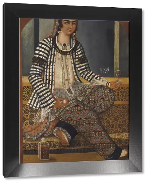 Portrait of a Lady. Artist: Baba, Mirza (active c. 1795-c. 1830)