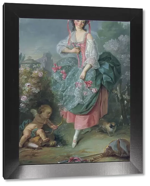 Ballerina Marie-Madeleine Guimard (1743-1816) as Terpsichore. Artist: David, Jacques Louis (1748-1825)