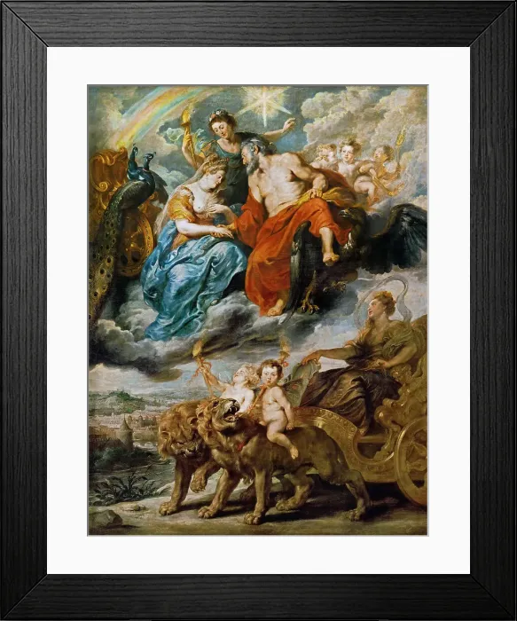 Framed Print : The Meeting of Marie de Medici and Henry IV at Lyons (The Marie de Medici Cycle). Artist: Rubens, Pieter Paul (1577-1640) Framed Print : The Meeting of Marie de Medici and Henry IV at Lyons (The Marie de Medici Cycle). Artist: Rubens, Pieter Paul (1577-1640)