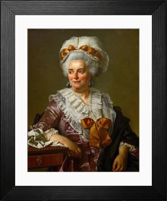 Framed Print : Portrait of Genevieve Jacqueline Pecoul. Artist: David, Jacques Louis (1748-1825) Framed Print : Portrait of Genevieve Jacqueline Pecoul. Artist: David, Jacques Louis (1748-1825)